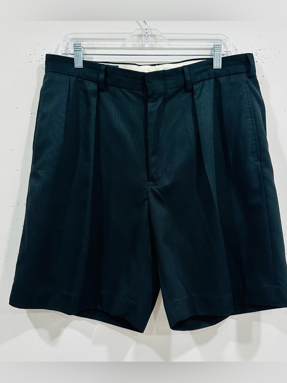 POLO GOLF RALPH LAUREN Shorts Men's Size‎ 35 Black Pleated Front Chino High-Rise